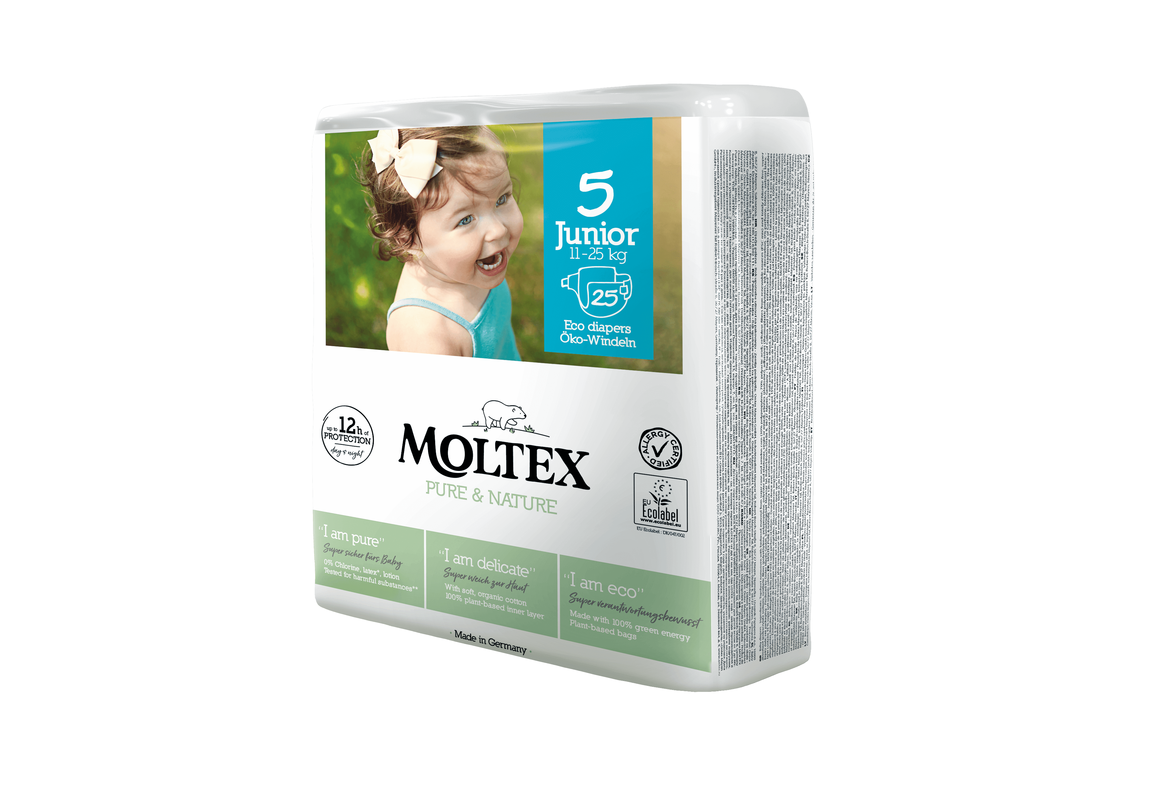 Moltex pure & nature junior no5 11-25kg 25 τεμαχίω