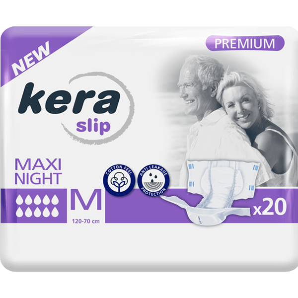 Πανες ακρατειας Kera Slip Medium maxi night 20 τμ