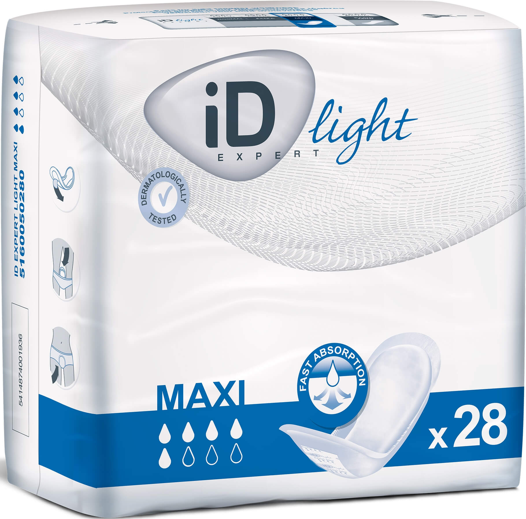 Σερβιετες ακρατειας iD Maxi 28 τεμαχίων